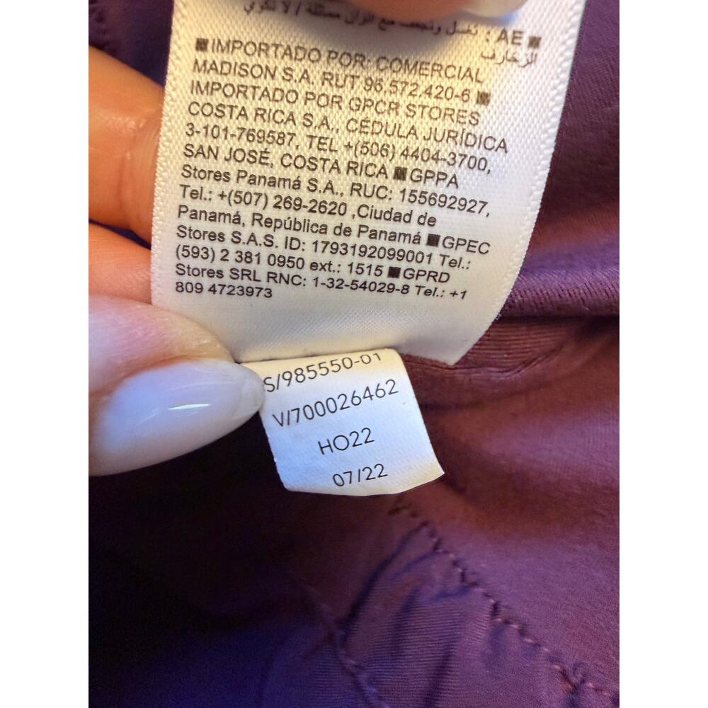 Athleta Attitude Lined Pants Womens 8 Tall Ruched Burgundy Athletic Jogger Dance - Picture 9 of 13
